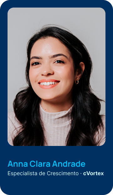 LP - Webinar Experiência dos sócios de clube 4 Anna Clara Andrade, especialista de crescimento da cVortex